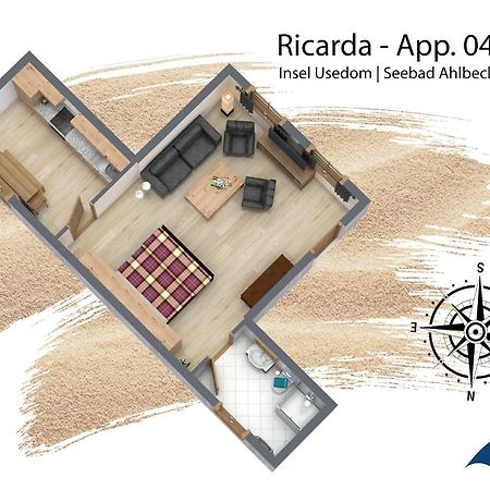 Villa Ricarda Whg 04 Heringsdorf  Luaran gambar