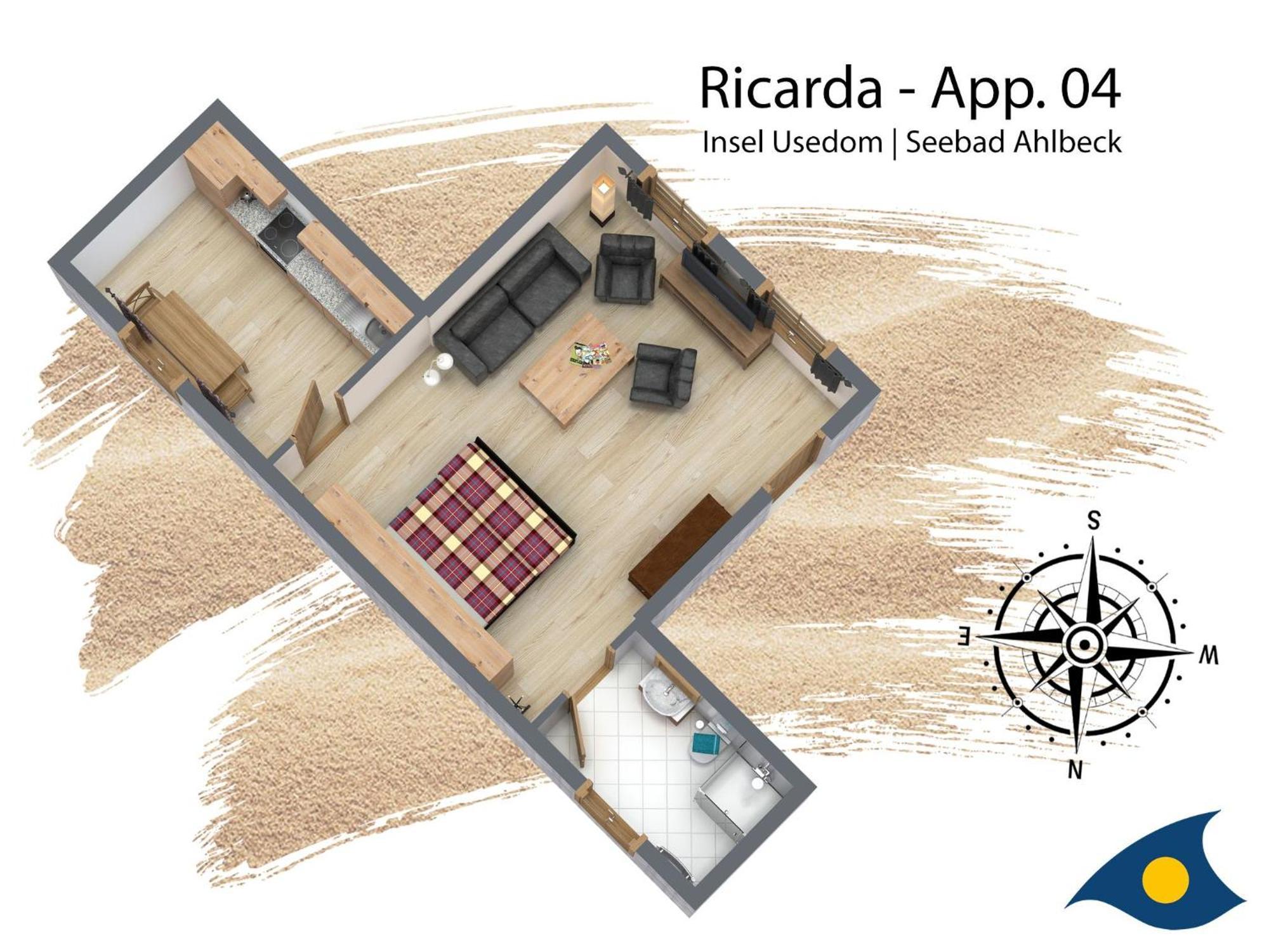 Villa Ricarda Whg 04 Heringsdorf  Luaran gambar